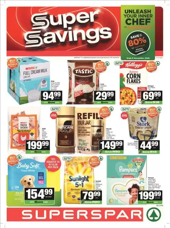 SuperSpar catalogue | Exclusive deals and bargains | 2026-07-22T00:00:00.000Z - 2026-11-08T00:00:00.000Z