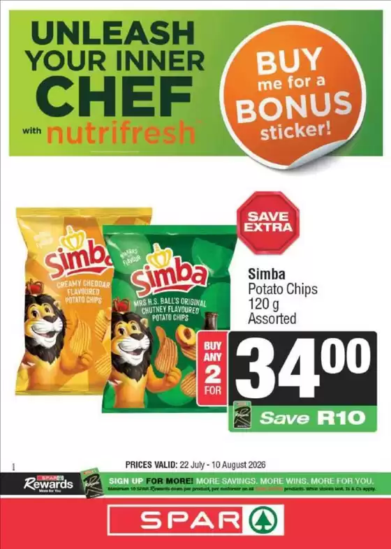 Spar catalogue in Hillcrest | Spar weekly specials | 2026-07-22T00:00:00.000Z - 2026-08-10T00:00:00.000Z