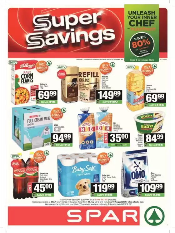 Spar catalogue | Great discounts on selected products | 2026-07-22T00:00:00.000Z - 2026-08-10T00:00:00.000Z