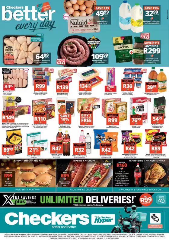 Checkers catalogue | Checkers Xtra Savings 24 July - 26 July | 2026-07-23T00:00:00.000Z - 2026-07-26T00:00:00.000Z