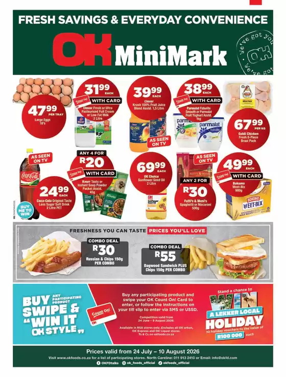 OK MiniMark catalogue in Alberton | Our best bargains | 2026-07-24T00:00:00.000Z - 2026-08-10T00:00:00.000Z