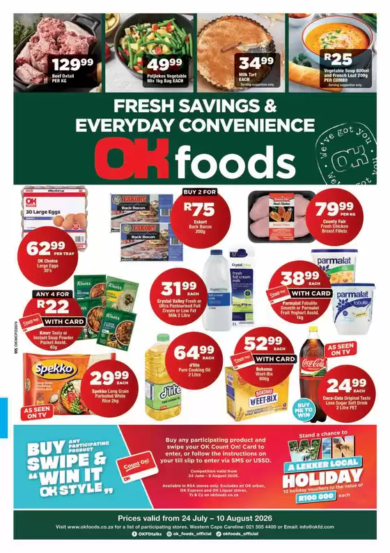 OK Foods catalogue | Special offers for you | 2026-07-24T00:00:00.000Z - 2026-08-10T00:00:00.000Z