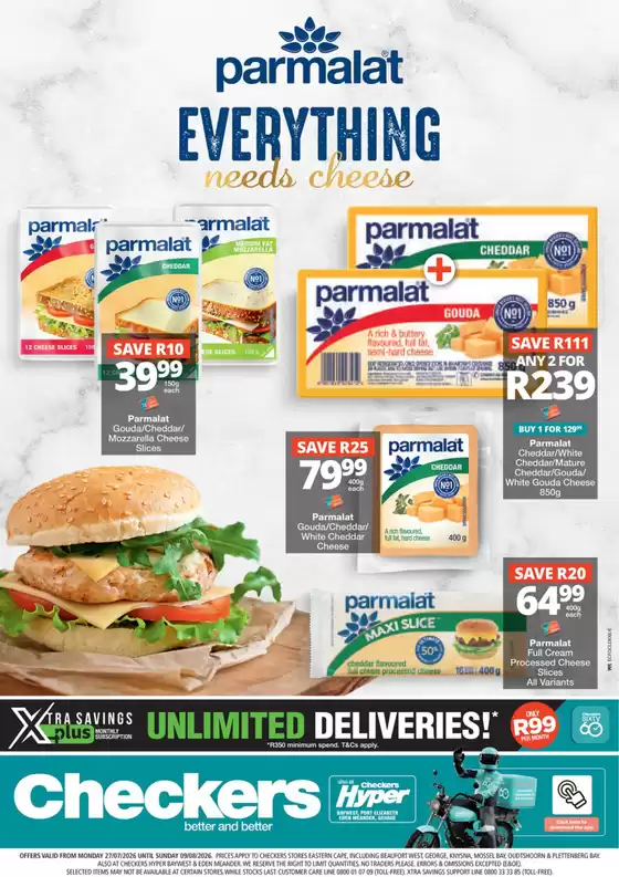 Checkers catalogue in  | Checkers Parmalat Promotion 27 July - 9 August | 2026-07-26T00:00:00.000Z - 2026-08-09T00:00:00.000Z