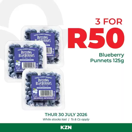 Food Lover's Market catalogue in Kloof | Food Lover's Market weekly specials | 2026-07-29T00:00:00.000Z - 2026-07-30T00:00:00.000Z