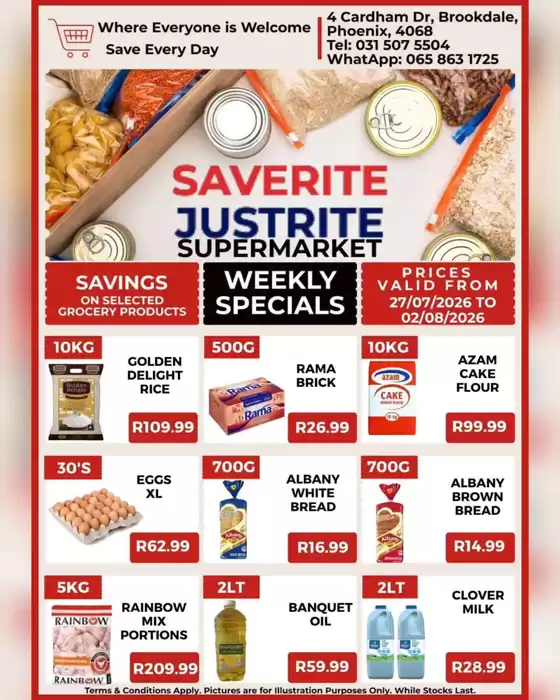 Saverite catalogue in Lenasia | Weekly Specials | 2026-07-29T00:00:00.000Z - 2026-08-02T00:00:00.000Z