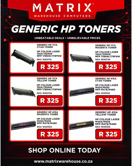 Matrix Warehouse catalogue | Matrix Warehouse Sale | 2026-07-29T00:00:00.000Z - 2026-08-12T00:00:00.000Z