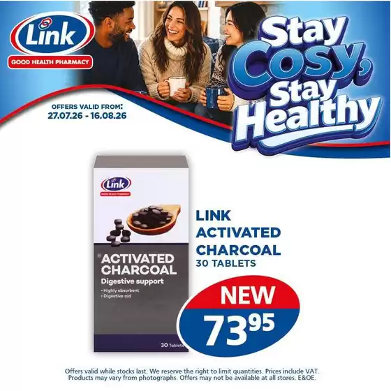 Link Pharmacy catalogue in  | Link Pharmacy weekly specials | 2026-07-27T00:00:00.000Z - 2026-08-16T00:00:00.000Z