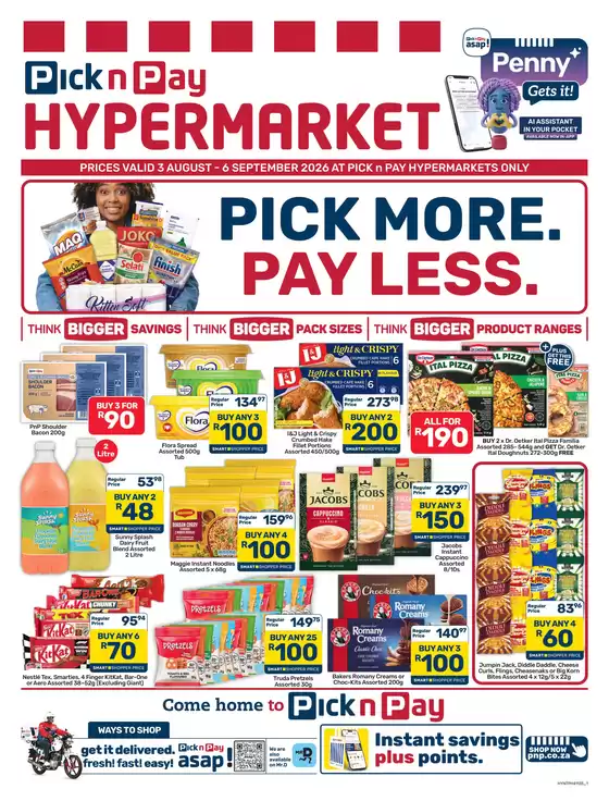 Pick n Pay Hypermarket catalogue in Elim | Hypermarket Pick More Pay Less Specials | 2026-08-03T00:00:00.000Z - 2026-09-06T00:00:00.000Z