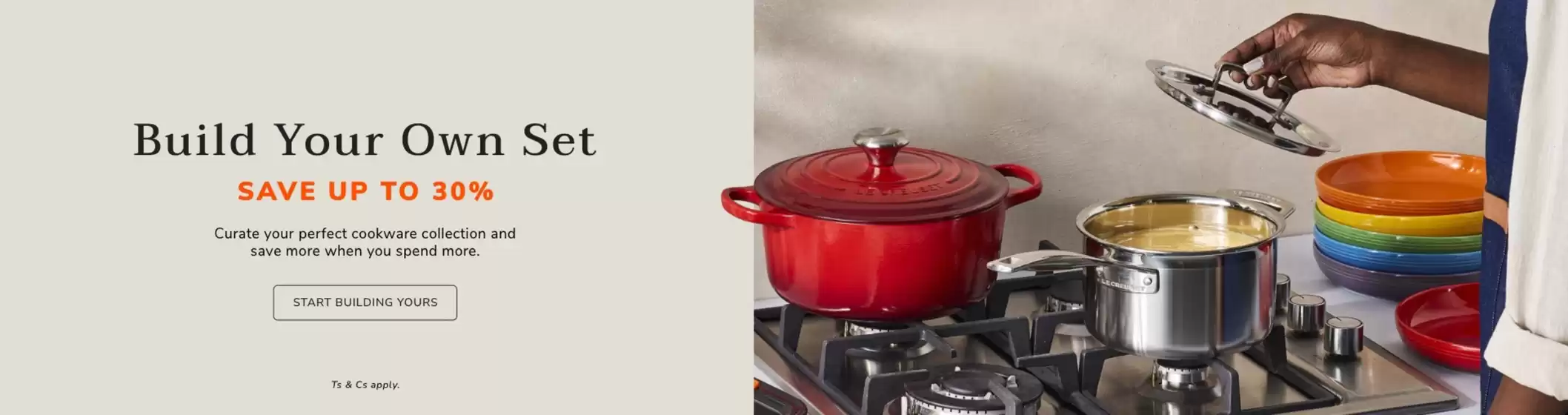 Le Creuset catalogue in George | Build Your Own Set | 2026-08-03T00:00:00.000Z - 2026-08-17T00:00:00.000Z
