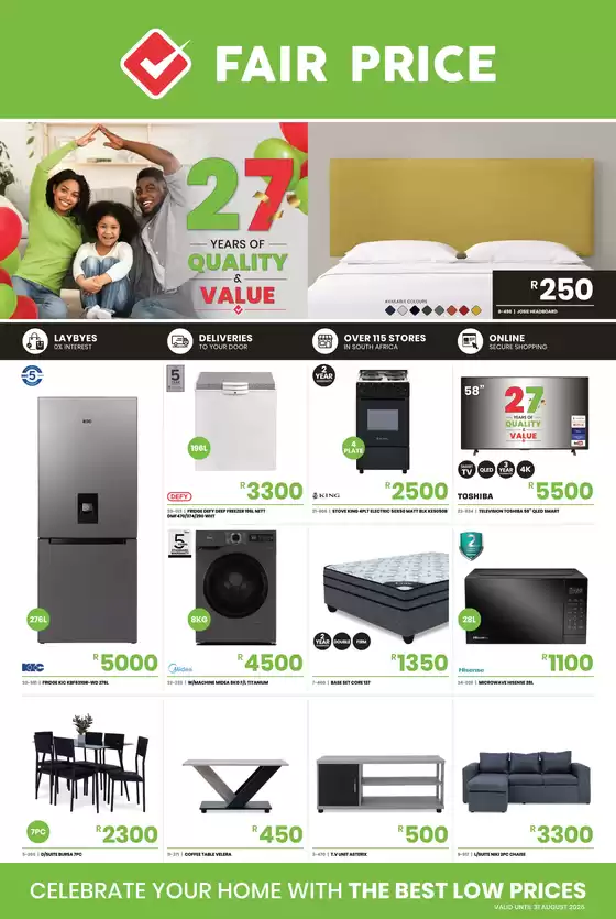 Fair Price catalogue | 27 Years Of Quality & Value | 2026-08-03T00:00:00.000Z - 2026-08-31T00:00:00.000Z