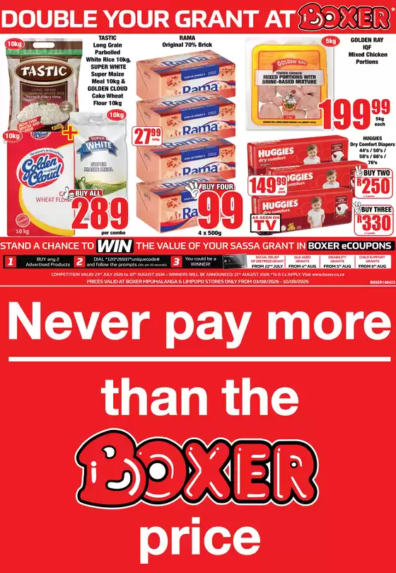 Boxer catalogue in Vredenburg | GP WEEKLY SPECIALS | 2026-07-23T00:00:00.000Z - 2026-08-10T00:00:00.000Z