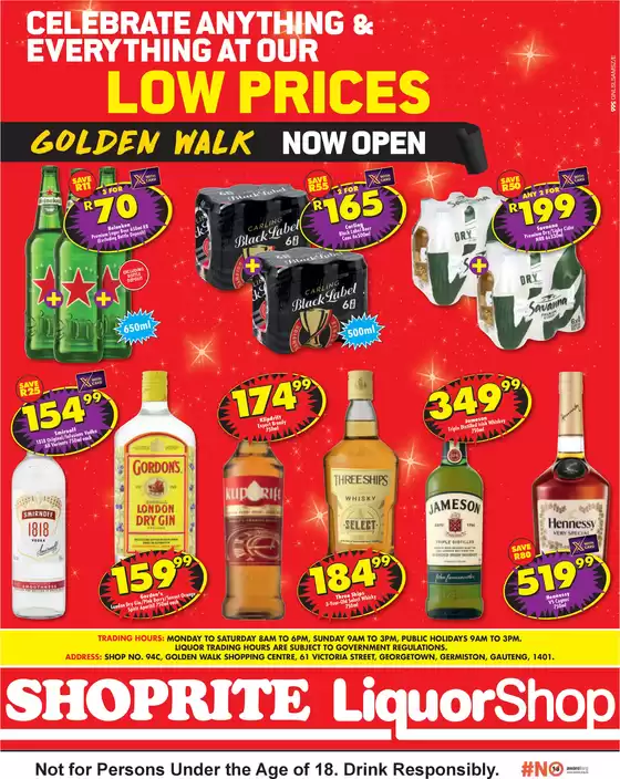 Shoprite LiquorShop catalogue | Celebrate Anything & Everything At Our Low Prices | 2026-08-04T00:00:00.000Z - 2026-08-16T00:00:00.000Z