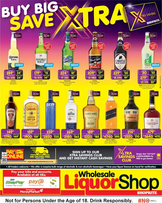 Shoprite LiquorShop catalogue | Buy Big Save Xtra | 2026-08-04T00:00:00.000Z - 2026-08-10T00:00:00.000Z