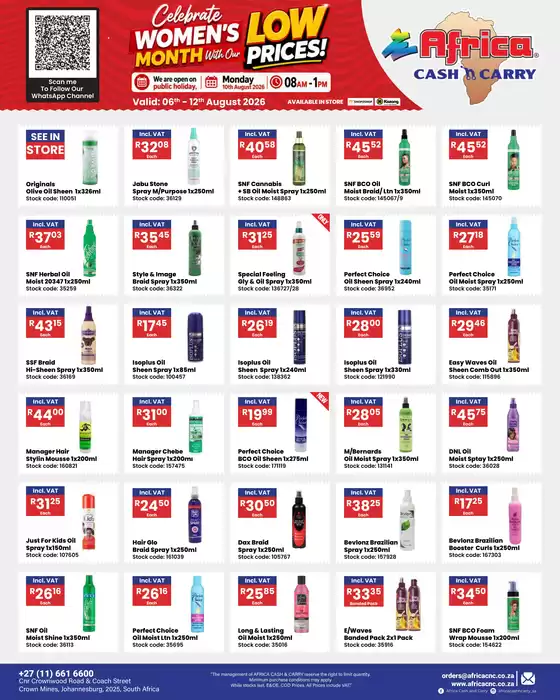 Africa Cash & Carry catalogue in  | Weekly Promo | 2026-08-06T00:00:00.000Z - 2026-08-12T00:00:00.000Z