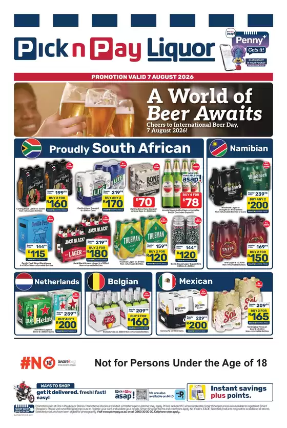 Pick n Pay catalogue in Modimolle | Pick n Pay Beer Specials | 2026-08-07T00:00:00.000Z - 2026-08-07T00:00:00.000Z