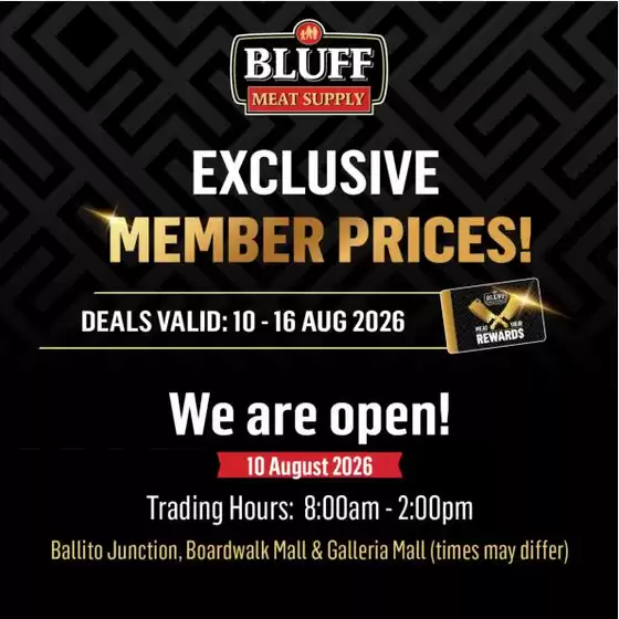 Bluff Meat Supply catalogue in  | Bluff Meat Supply weekly specials | 2026-08-10T00:00:00.000Z - 2026-08-16T00:00:00.000Z