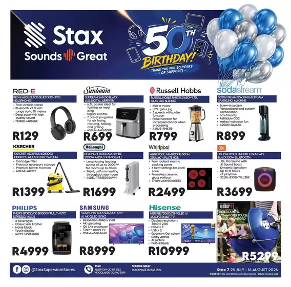 Sounds Great catalogue | 50th Birthday! | 2026-08-11T00:00:00.000Z - 2026-08-25T00:00:00.000Z