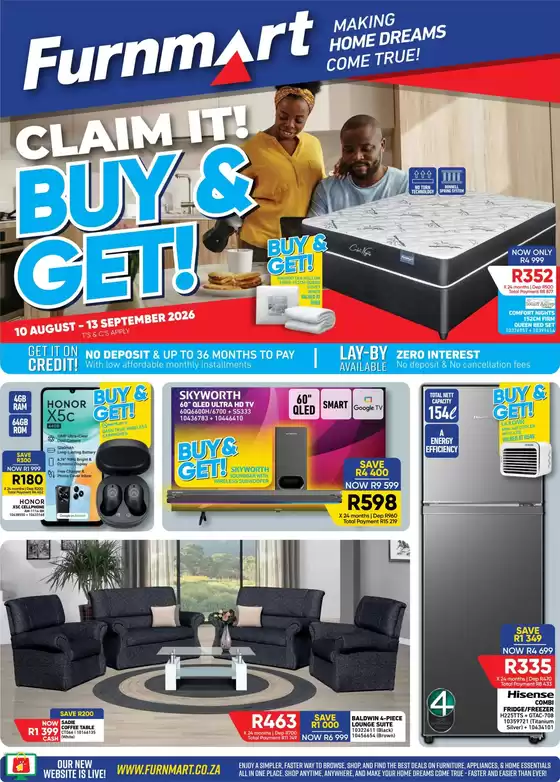 Furnmart catalogue | Claim It! Buy & Get! | 2026-08-11T00:00:00.000Z - 2026-09-13T00:00:00.000Z