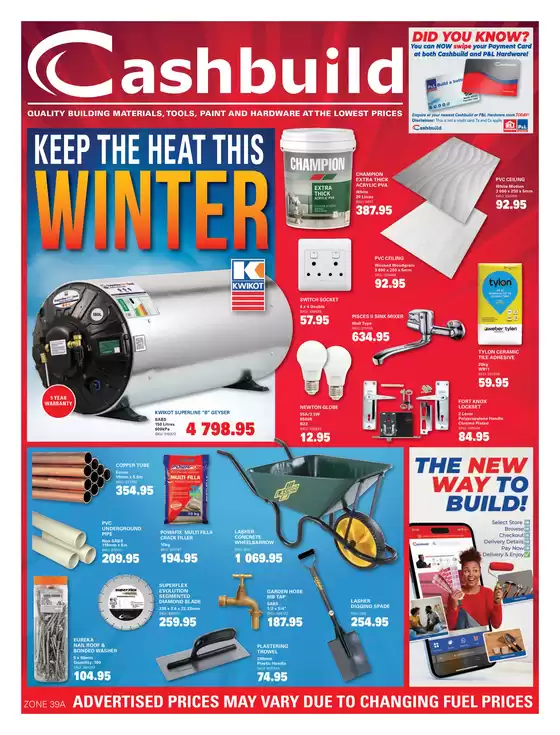Cashbuild catalogue in Ezakheni | Our best bargains | 2026-08-12T00:00:00.000Z - 2026-08-26T00:00:00.000Z