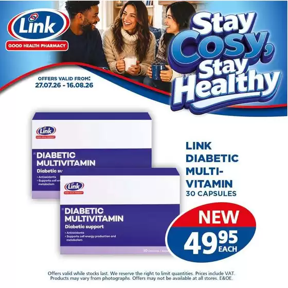 Link Pharmacy catalogue in Alberton | Great offer for bargain hunters | 2026-07-27T00:00:00.000Z - 2026-08-16T00:00:00.000Z