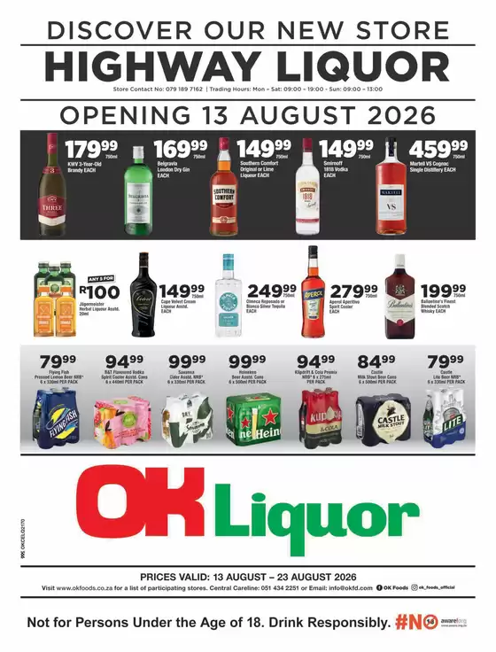 OK Liquor catalogue in Midrand | Great offer for bargain hunters | 2026-08-13T00:00:00.000Z - 2026-08-23T00:00:00.000Z