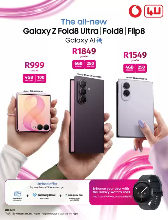 Vodacom catalogue in Emalahleni | Vodacom Sale | 2026-08-14T00:00:00.000Z - 2026-09-07T00:00:00.000Z