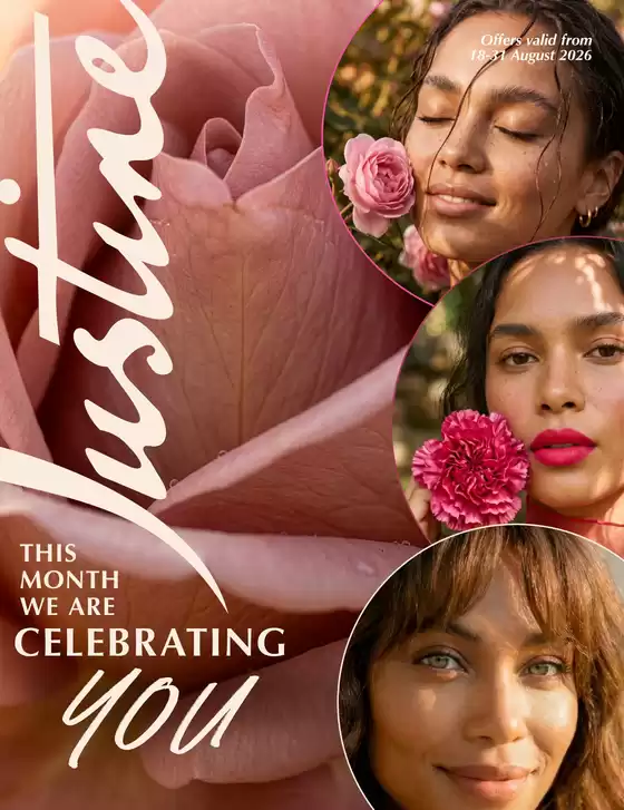Justine catalogue in  | Justine CELEBRATING YOU | 2026-08-18T00:00:00.000Z - 2026-08-31T00:00:00.000Z