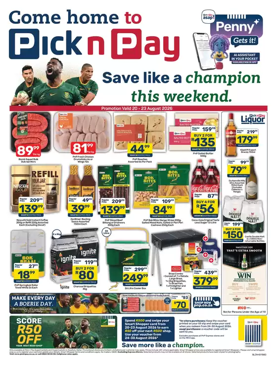 Pick n Pay catalogue in Chatsworth | Pick n Pay Weekend Specials | 2026-08-20T00:00:00.000Z - 2026-08-23T00:00:00.000Z