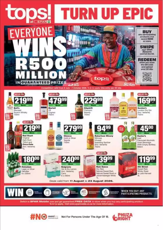 Tops Spar catalogue in Chatsworth | Tops Spar weekly specials | 2026-07-08T00:00:00.000Z - 2026-10-07T00:00:00.000Z