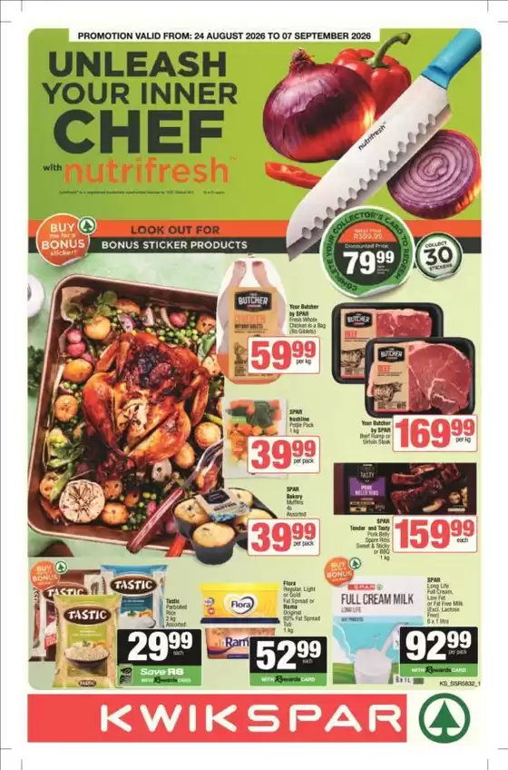 KwikSpar catalogue | Top offers for all bargain hunters | 2026-08-24T00:00:00.000Z - 2026-09-07T00:00:00.000Z