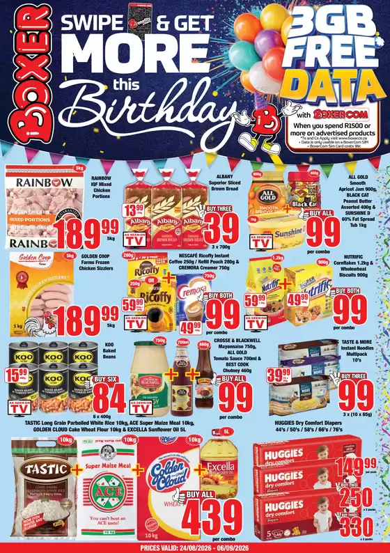 Boxer catalogue in Umlazi | KZN August ME | 2026-08-24T00:00:00.000Z - 2026-09-06T00:00:00.000Z