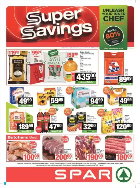 SuperSpar catalogue in Mount Fletcher | Offers for bargain hunters | 2026-08-24T00:00:00.000Z - 2026-09-07T00:00:00.000Z