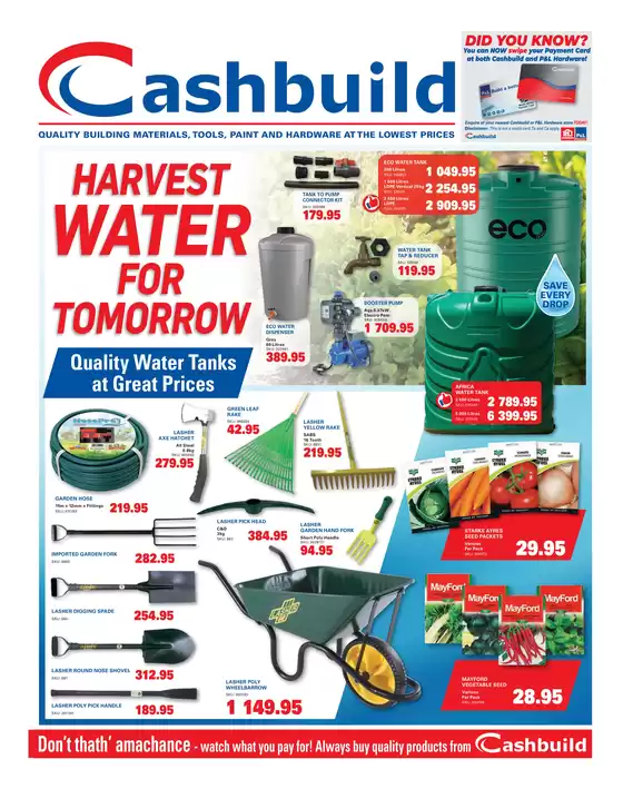 Cashbuild catalogue in Embalenhle | Top deals and discounts | 2026-08-24T00:00:00.000Z - 2026-09-07T00:00:00.000Z