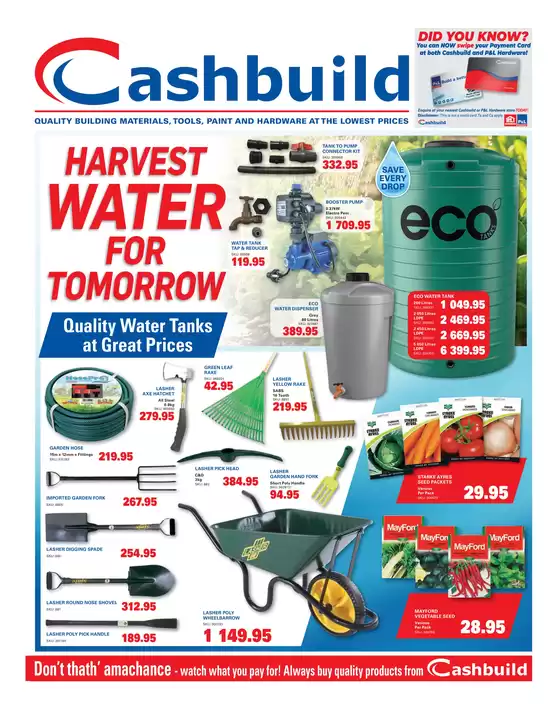 Cashbuild catalogue | Exclusive deals and bargains | 2026-08-24T00:00:00.000Z - 2026-09-07T00:00:00.000Z