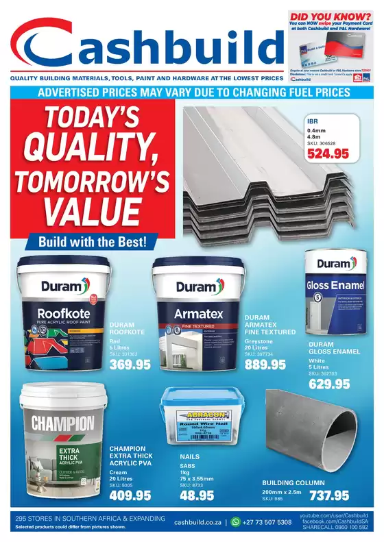 Cashbuild catalogue in  | Wide range of offers | 2026-08-24T00:00:00.000Z - 2026-09-07T00:00:00.000Z