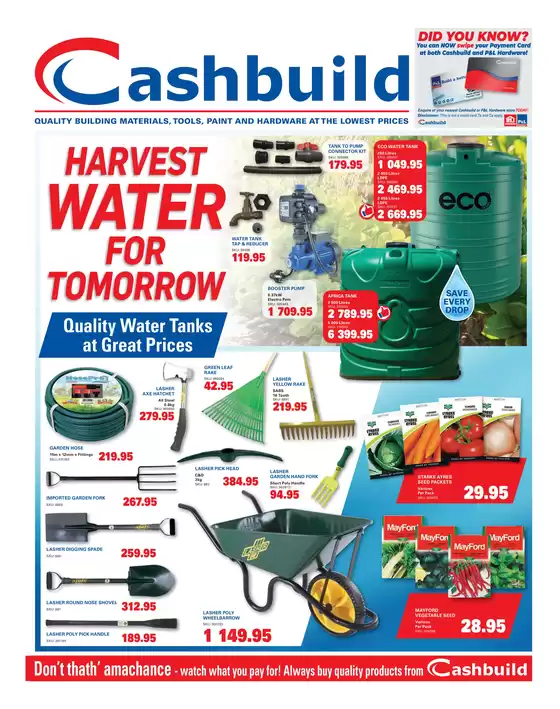 Cashbuild catalogue | Special offers for you | 2026-08-24T00:00:00.000Z - 2026-09-07T00:00:00.000Z