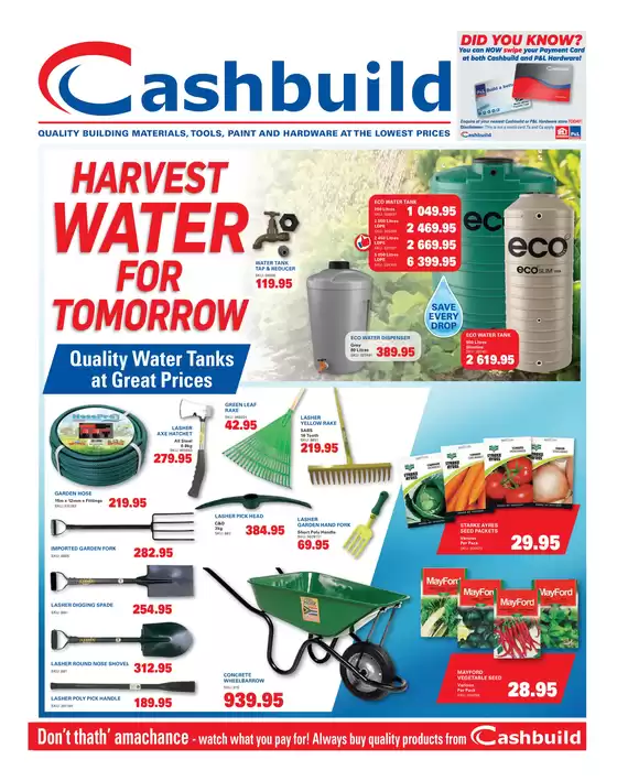 Cashbuild catalogue | Current bargains and offers | 2026-08-24T00:00:00.000Z - 2026-09-07T00:00:00.000Z