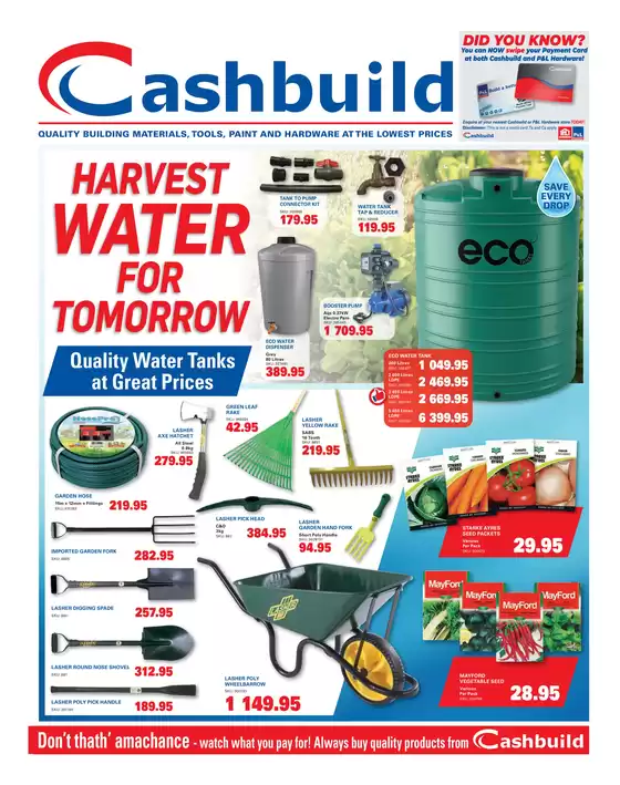 Cashbuild catalogue | Offers for bargain hunters | 2026-08-24T00:00:00.000Z - 2026-09-07T00:00:00.000Z