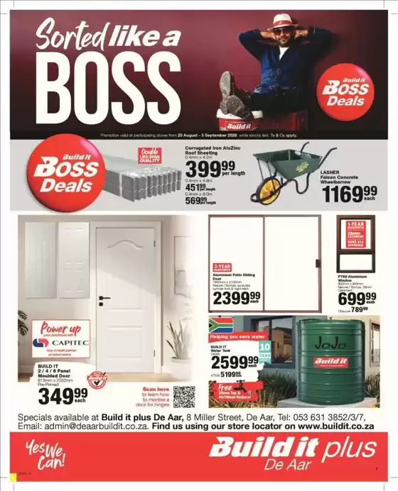 Build It catalogue | Discounts and promotions | 2026-08-25T00:00:00.000Z - 2026-09-05T00:00:00.000Z