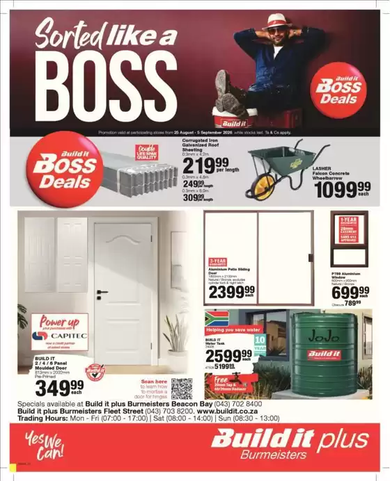 Build It catalogue | Great discounts on selected products | 2026-08-25T00:00:00.000Z - 2026-09-05T00:00:00.000Z