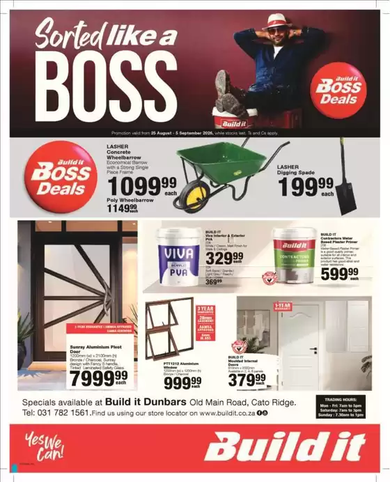 Build It catalogue | Top deals for all customers | 2026-08-25T00:00:00.000Z - 2026-09-05T00:00:00.000Z