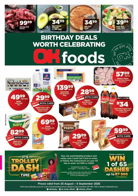 OK Foods catalogue | Great offer for bargain hunters | 2026-08-25T00:00:00.000Z - 2026-09-06T00:00:00.000Z