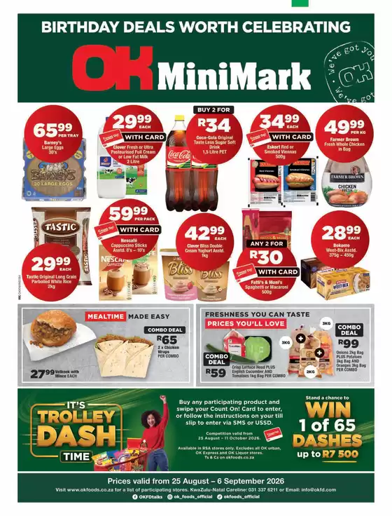 OK MiniMark catalogue | Current bargains and offers | 2026-08-25T00:00:00.000Z - 2026-09-06T00:00:00.000Z