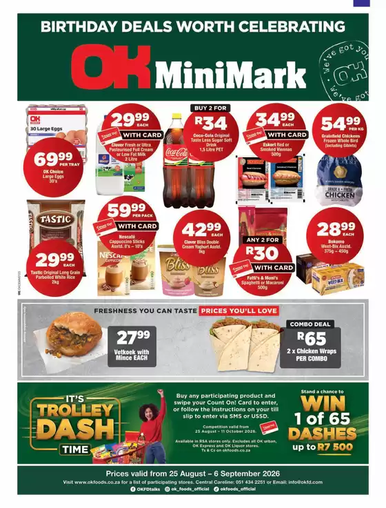 OK MiniMark catalogue | Top offers for smart savers | 2026-08-25T00:00:00.000Z - 2026-09-06T00:00:00.000Z