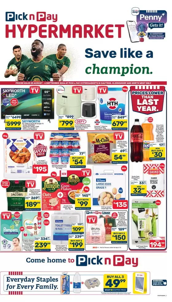 Pick n Pay Hypermarket catalogue in Pietermaritzburg | Hypermarket Specials | 2026-08-25T00:00:00.000Z - 2026-09-06T00:00:00.000Z