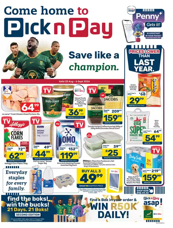 Pick n Pay catalogue in Pietermaritzburg | Pick n Pay Specials | 2026-08-25T00:00:00.000Z - 2026-09-06T00:00:00.000Z