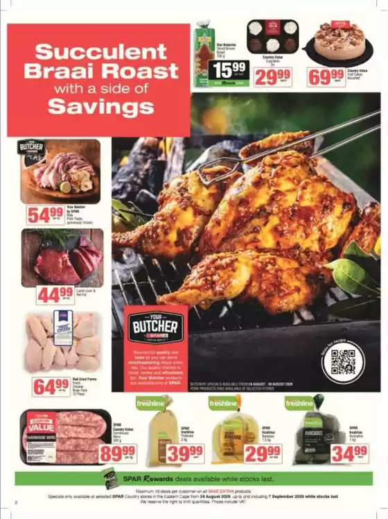 Spar catalogue in Pietermaritzburg | Top deals for all customers | 2026-08-24T00:00:00.000Z - 2026-09-07T00:00:00.000Z