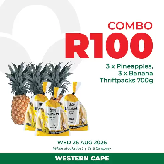 Food Lover's Market catalogue in East London | Food Lover's Market weekly specials | 2026-08-25T00:00:00.000Z - 2026-08-26T00:00:00.000Z