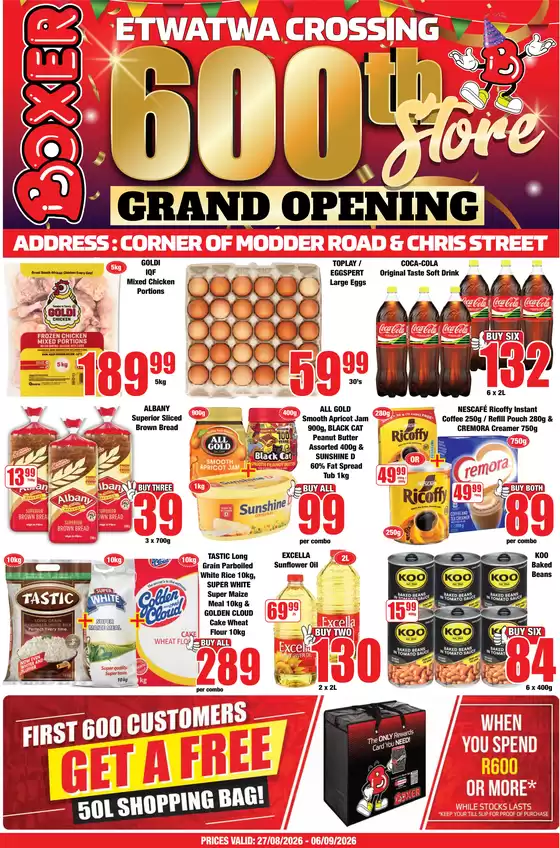 Boxer catalogue in East London | Etwatwa Grand Opening | 2026-08-27T00:00:00.000Z - 2026-09-06T00:00:00.000Z