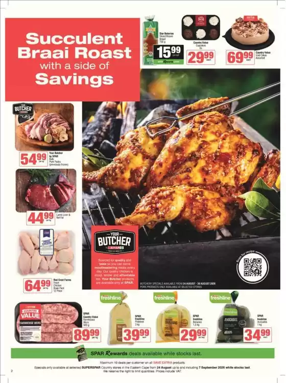 Spar catalogue | Top deals for all customers | 2026-08-24T00:00:00.000Z - 2026-09-07T00:00:00.000Z
